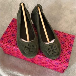 Tory Burch | Minnie Ballet Nat Suede Flats
